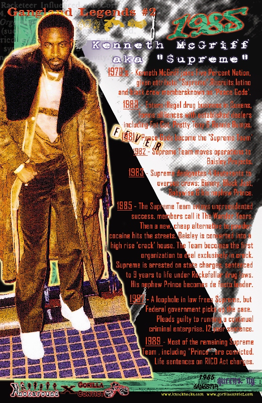 Kenneth “Supreme” McGriff Poster - Gorilla Convict